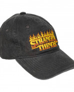 Stranger Things Baseball Logo Burning